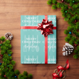 Papel De Regalo Navidades de utensilios de cocina personalizados v