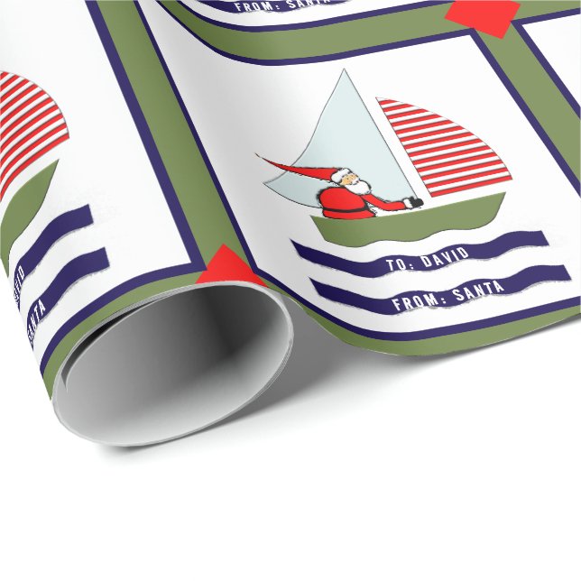 Papel De Regalo Navidades de vela (Esquina del rollo)