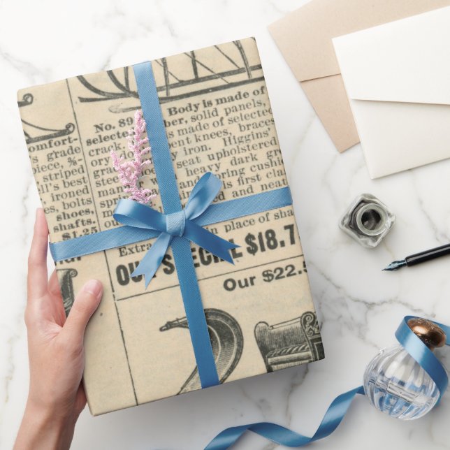 Papel De Regalo Navidades de Victoria de época (Regalar)
