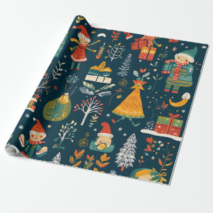Papel De Regalo Navidades de Winter Wonderland
