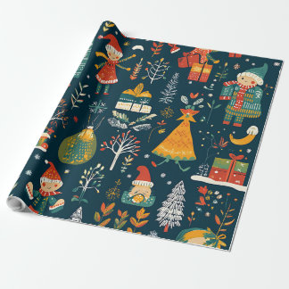Papel De Regalo Navidades de Winter Wonderland