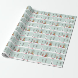 Papel De Regalo Navidades de Woodland Bear
