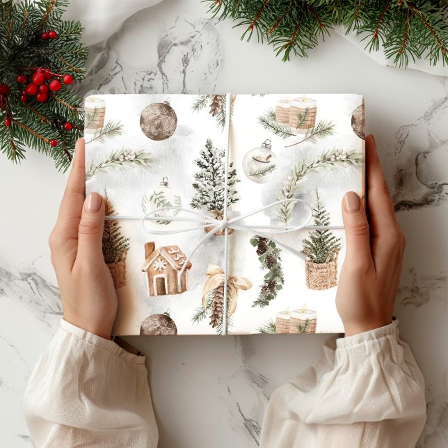 Papel De Regalo Navidades de Woodland Pine (Subido por el creador)