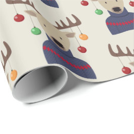 Papel De Regalo Navidades Deer