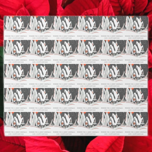 Papel De Regalo Navidades del Art Decó de la época (Subido por el creador)