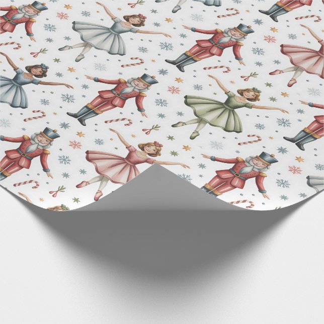 Papel De Regalo Navidades del Ballet de Nutcracker (Esquina)