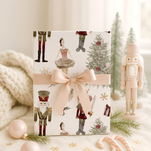 Papel De Regalo Navidades del Ballet de Nutcracker
