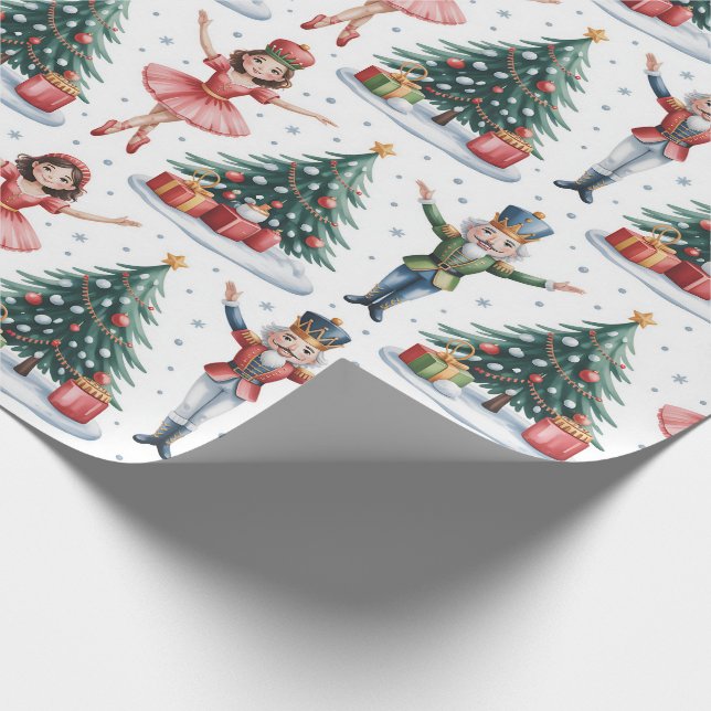 Papel De Regalo Navidades del Ballet de Nutcracker (Esquina)