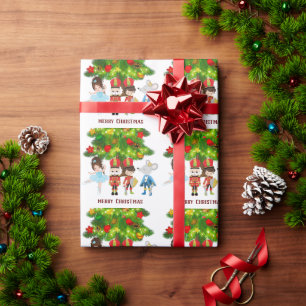 Papel De Regalo Navidades del Ballet King de Ratón, Clara