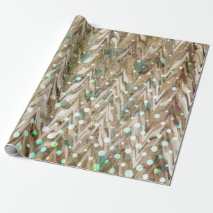 Papel De Regalo Navidades del Boho festivo neutro