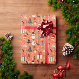 Papel De Regalo Navidades del Citrus Ornamental