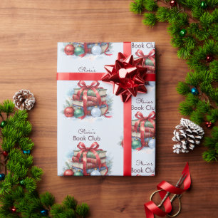 Papel De Regalo Navidades del club de libros personalizados