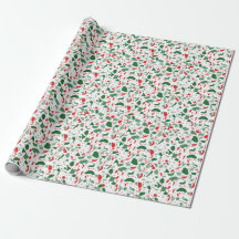 Navidades del Día Verde Rojo Terrazzo