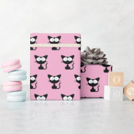 Papel De Regalo Navidades del gato
