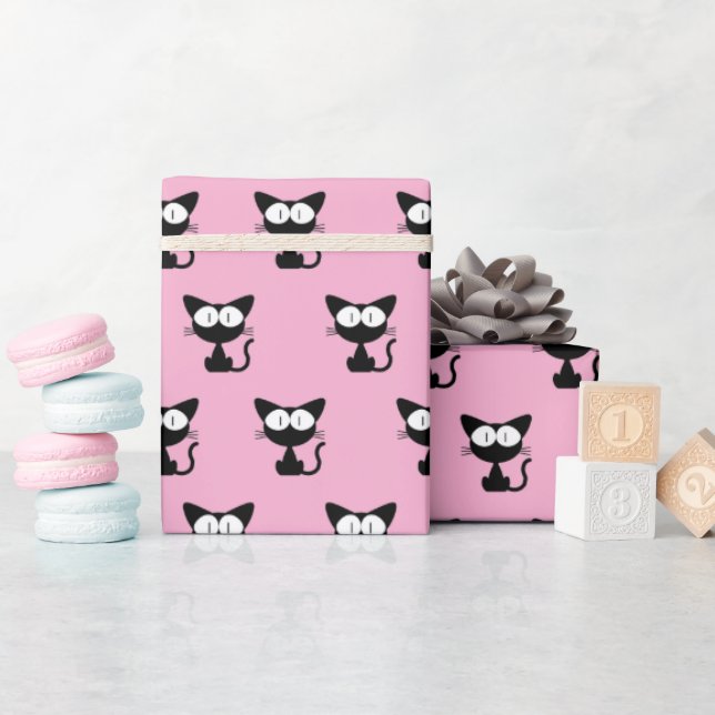Papel De Regalo Navidades del gato (Baby Shower)