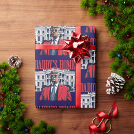 Papel De Regalo Navidades del hogar de Donald Trump Daddy