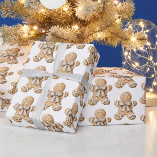 Papel De Regalo Navidades del Hombre del Gingerbread