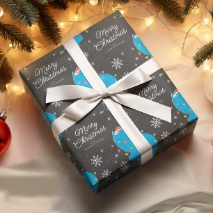 Papel De Regalo Navidades del Monstruo de la Cocina Vintage person