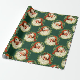 Papel De Regalo Navidades del patrón de Papá Noel