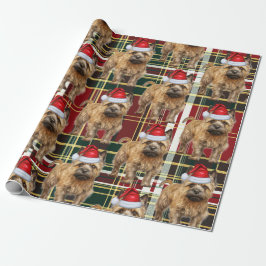 Papel De Regalo Navidades del Perro Terrier de Cairn, un lugar fes