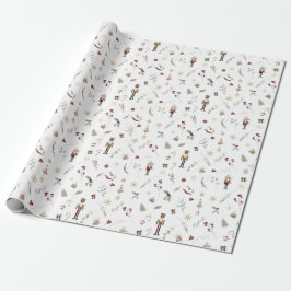 Papel De Regalo Navidades del ratón Ballerina Mouse King