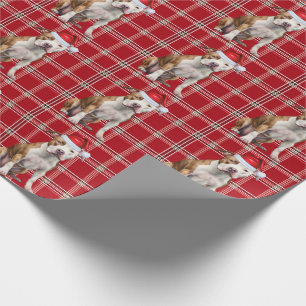 Papel De Regalo Navidades del Staffordshire Terrier Dog Holiday Pl