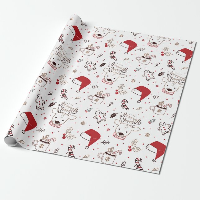 Papel De Regalo Navidades Delight Wraping Paper (Desenrollado)
