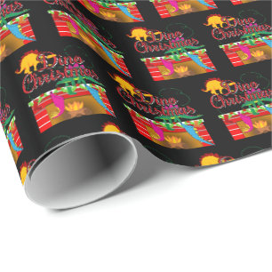 Papel De Regalo Navidades Dino - Valores de dinosaurios