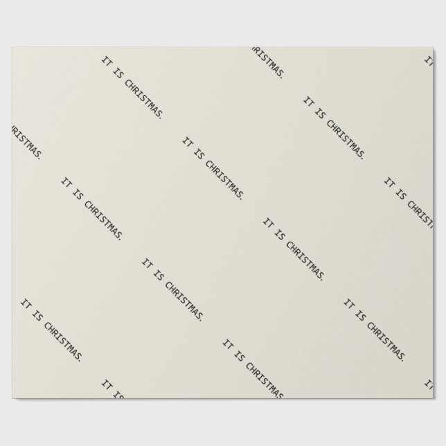 Papel De Regalo Navidades distópicos (Superficie plana)