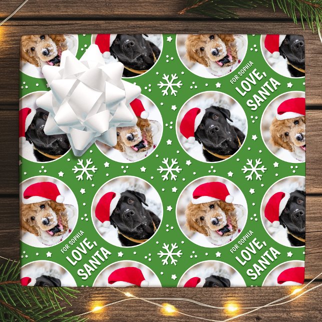 Papel De Regalo Navidades divertidos aman a Santa Personalizado Fo (Subido por el creador)