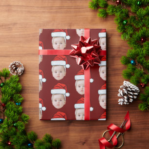 Papel De Regalo Navidades divertidos de fotos personalizadas de Sa