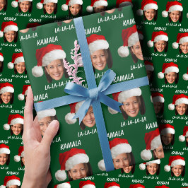 Papel De Regalo Navidades divertidos de Kamala Harris