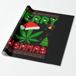 Papel De Regalo Navidades divertidos de Merry Kushmas