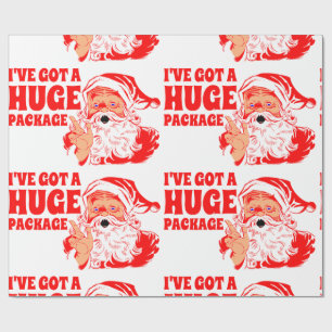 Papel De Regalo Navidades divertidos, Enorme Paquete