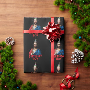 Papel De Regalo Navidades divertidos Jesús Nacimiento Niño