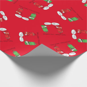 Papel De Regalo Navidades divertidos Personalizado cocinando espec