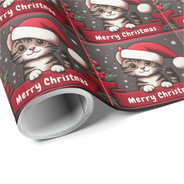 Papel De Regalo Navidades divertidos personalizados Mischievous Ta (Esquina del rollo)