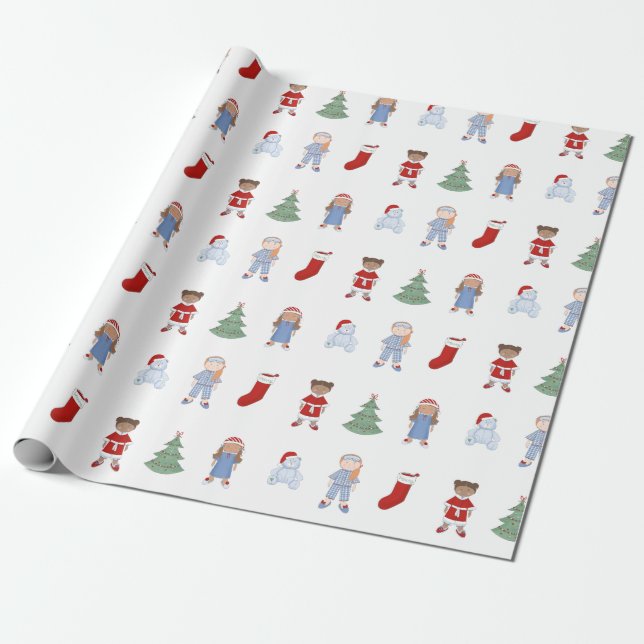 Papel De Regalo Navidades Dolls Toddler Dream Toys (Desenrollado)