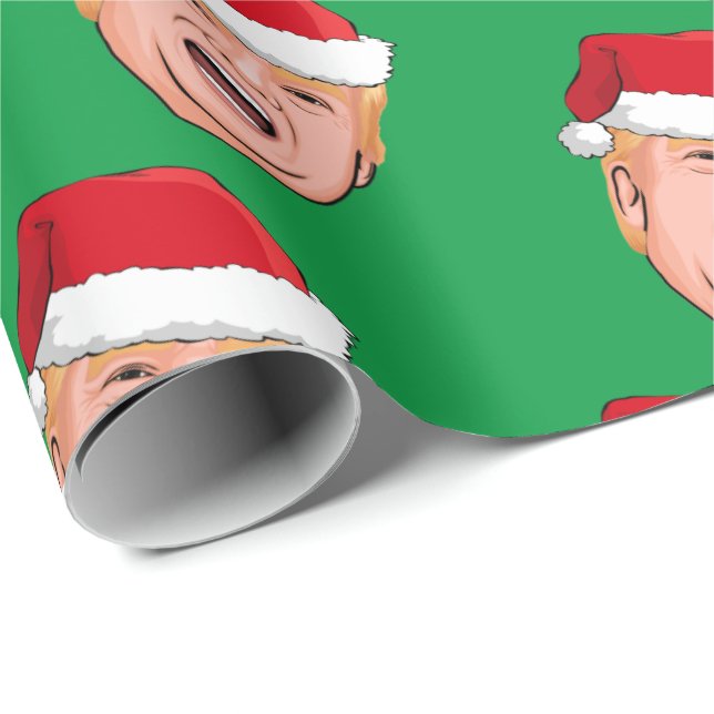 Papel De Regalo Navidades DONALD TRUMP (Esquina del rollo)