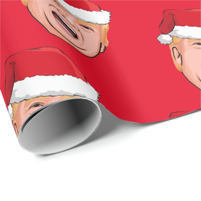 Papel De Regalo Navidades DONALD TRUMP (Esquina del rollo)