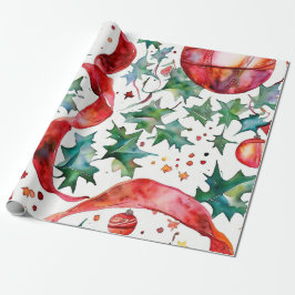 Papel De Regalo Navidades dorados Ball Elegance