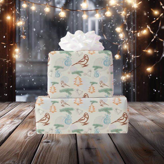Papel De Regalo Navidades Dove Holiday (Subido por el creador)