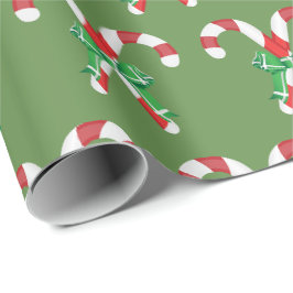 Papel De Regalo Navidades dulces de caña