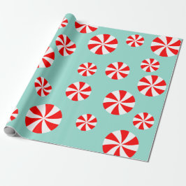 Papel De Regalo Navidades dulces | Fiesta de candía de menta
