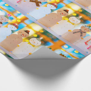 Papel De Regalo Navidades elegantes de Snowman Fun