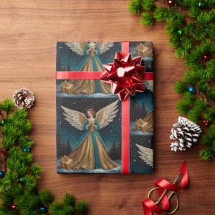 Papel De Regalo Navidades elegantes Eve Angel