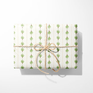 Papel De Regalo Navidades elegantes Mistletoe
