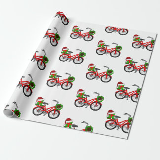 Papel De Regalo Navidades en bicicleta