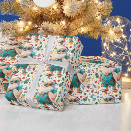 Papel De Regalo Navidades en julio con SANTA CLAUS