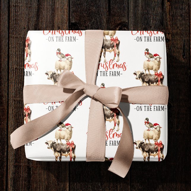 Papel De Regalo Navidades en la granja de animales Barnyard (Subido por el creador)